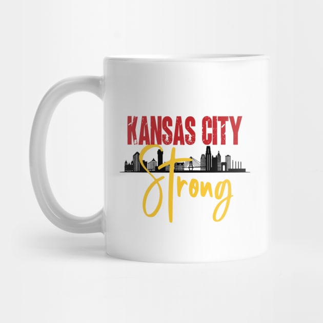 Kansas City Strong Skyline by Ashviirn